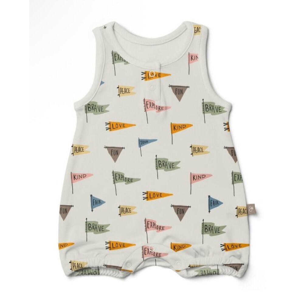 Goumi Kids Quick Change Romper-‎ Affirmations 12-18 months NWT